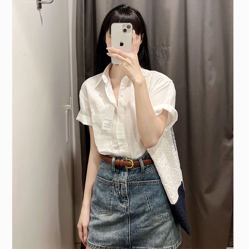 Thời Trang Áo Sơ Mi Ngắn Tay Phong Cách Hàn Quốc harajuku 2023 Cho Nữ