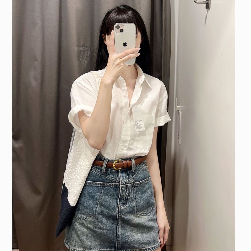 Thời Trang Áo Sơ Mi Ngắn Tay Phong Cách Hàn Quốc harajuku 2023 Cho Nữ