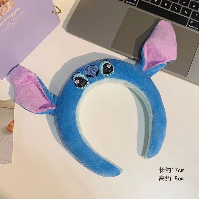 Hoạt Hình Băng Đô Cài Tóc Hình stitch / pikachu Nhồi Bông Dễ Thương Cho Nữ