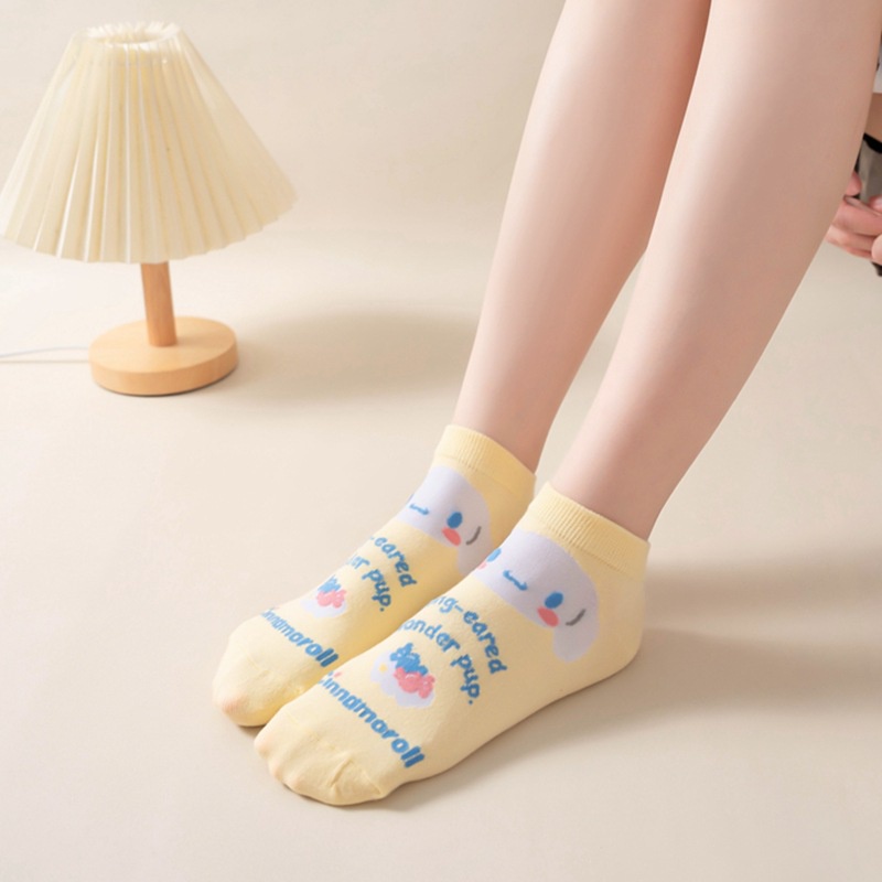 Hoạt Hình Vớ cotton Họa Tiết sanrio Nhật Bản Đáng Yêu Cho Bé Gái