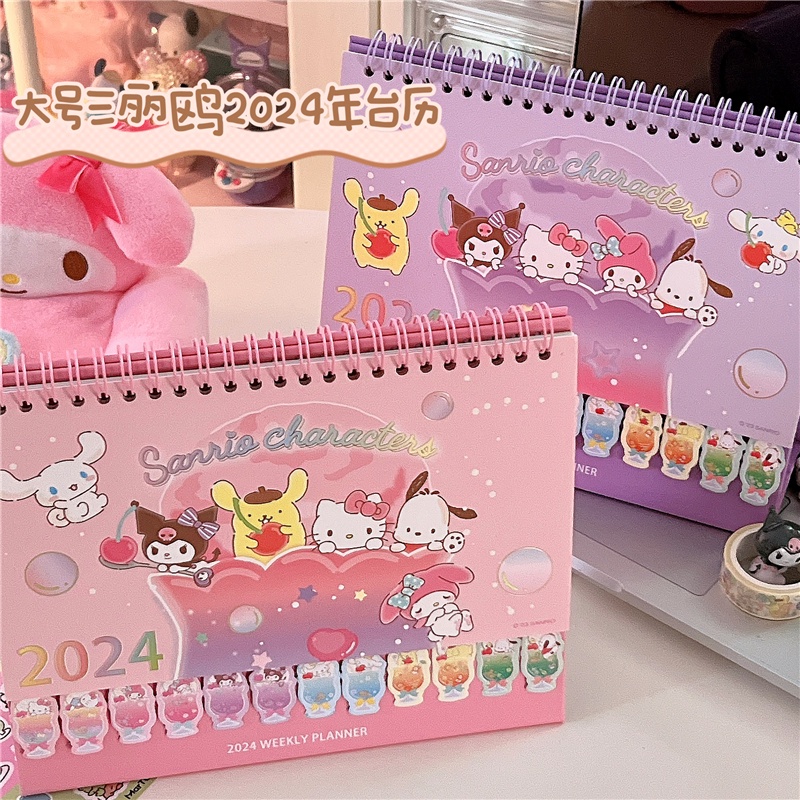 Lịch Để Bàn 2024 In Hình sanrio Dễ Thương