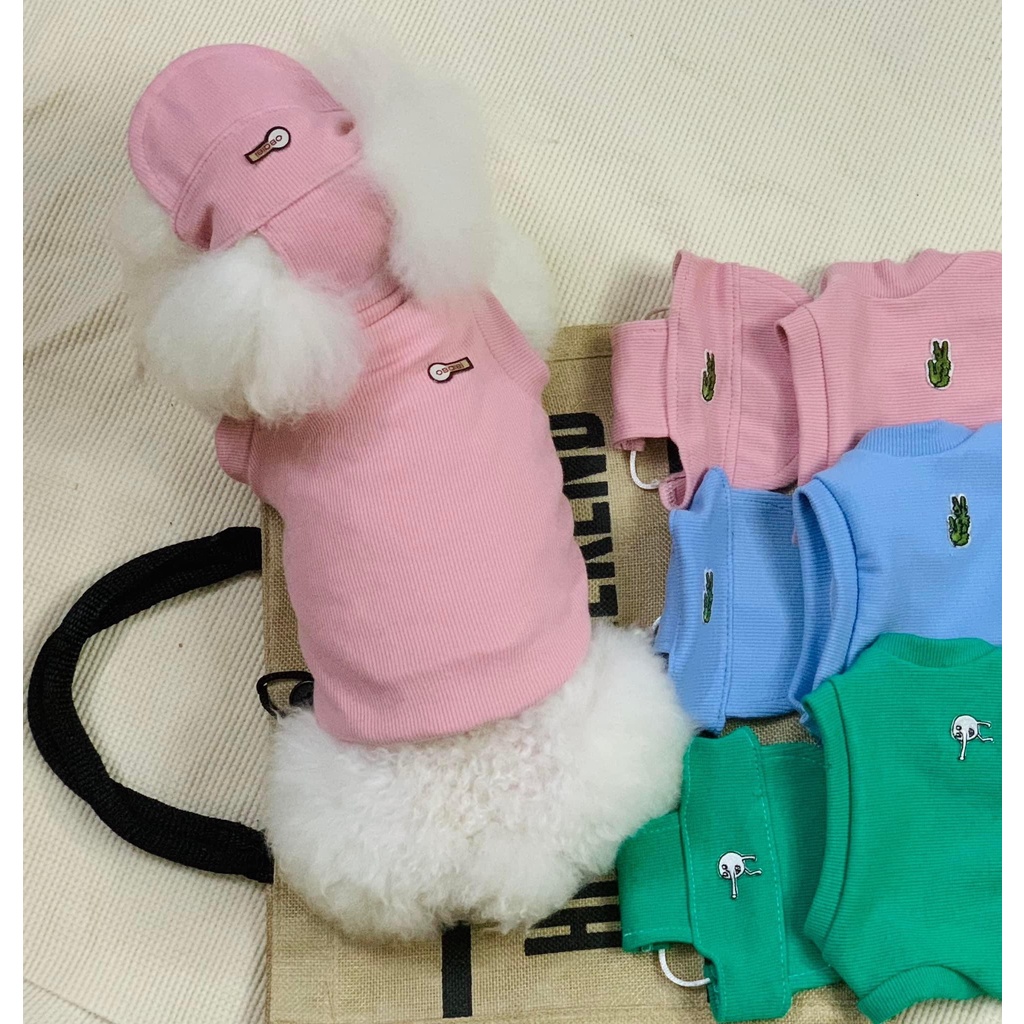 Set Áo Kèm Nón Lưỡi Trai Cho Chó Mèo Thú Cưng