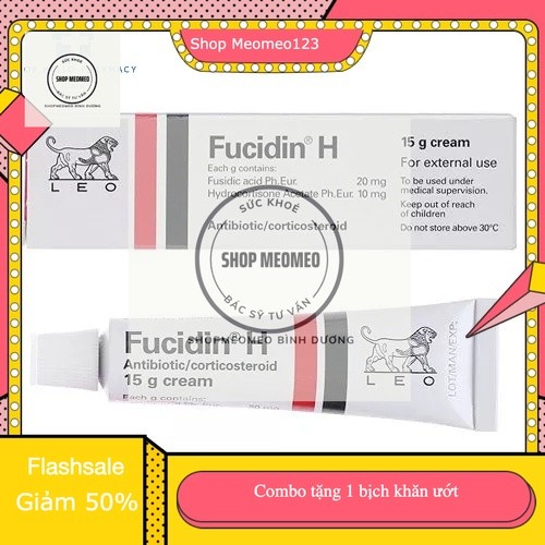 FREESHIP] Kem bôi da Fucidin/ Fucicort/ Fudareus tuýp 15g- Bôi Viêm Da Cơ Địa Nhiễm Khuẩn, Gom Cồi Mụn, Chốc Lở