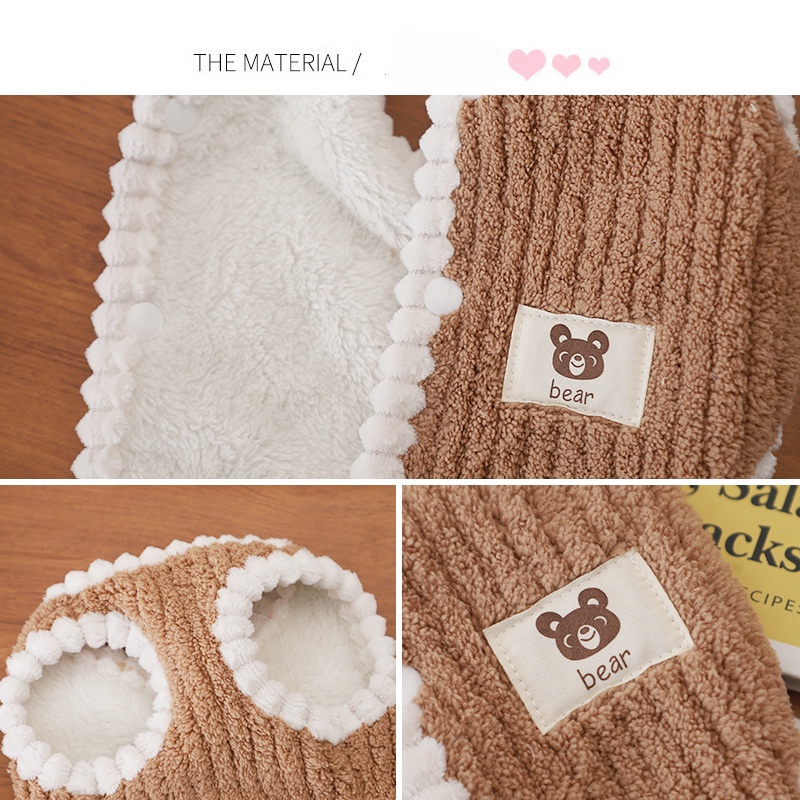 Áo Giữ Nhiệt Mùa Thu Phong Cách Hàn Quốc Cho Thú Cưng