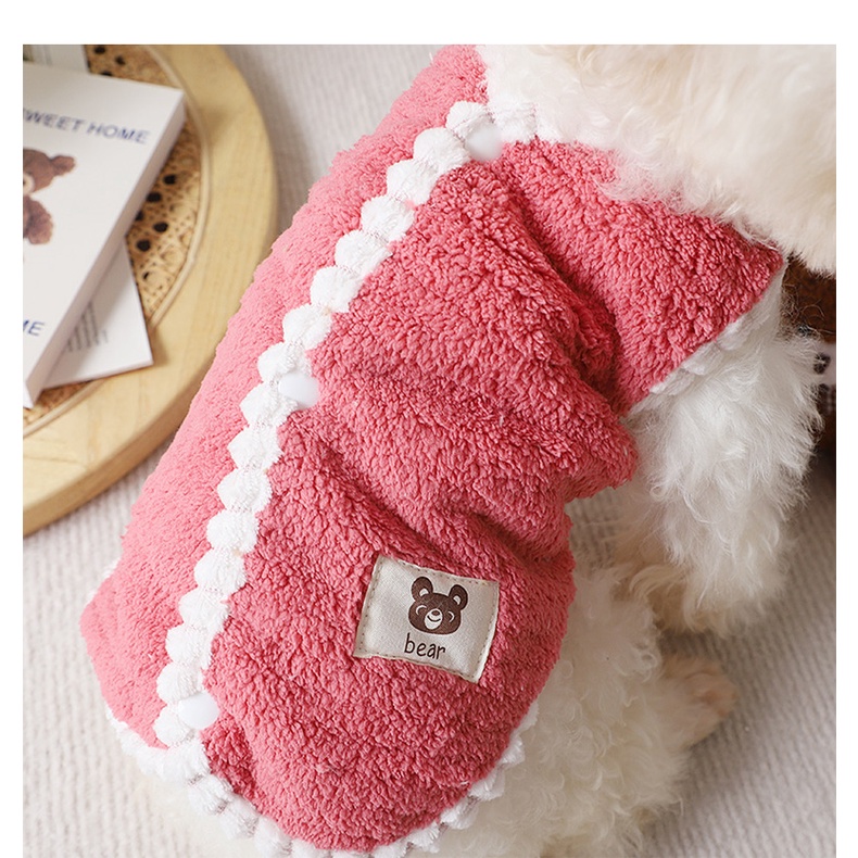 Áo Khoác Giữ Ấm Mùa Thu Đông Phong Cách Mới Cho Thú Cưng