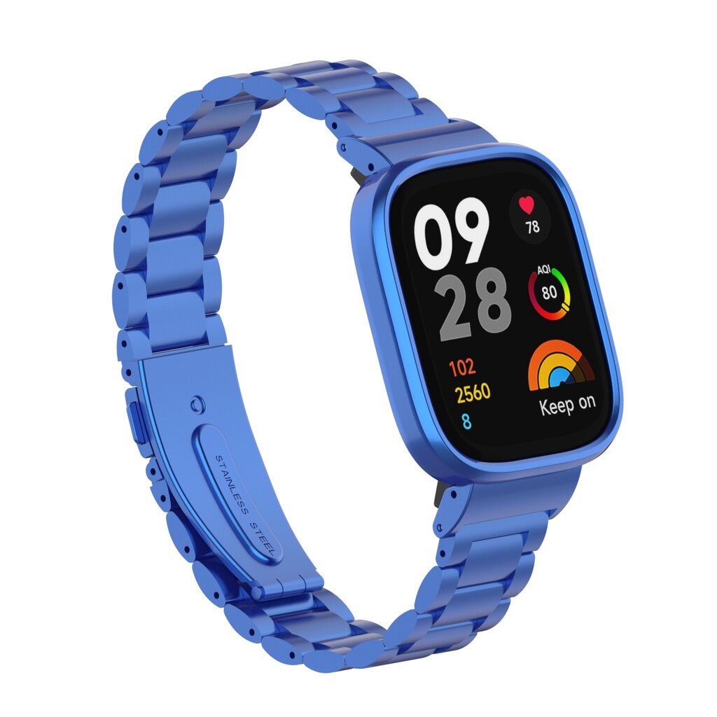 Dây Đeo Inox Cho Đồng Hồ Thông Minh redmi watch 3 active / redmi watch 3 / redmi watch 2 lite / mi watch lite redmi 3 active