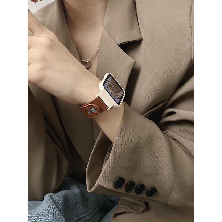 Dây Đeo Thay Thế Chất Liệu Da Và Kim Loại Cho redmi watch 3 xiaomi redmi watch 3 active Ốp