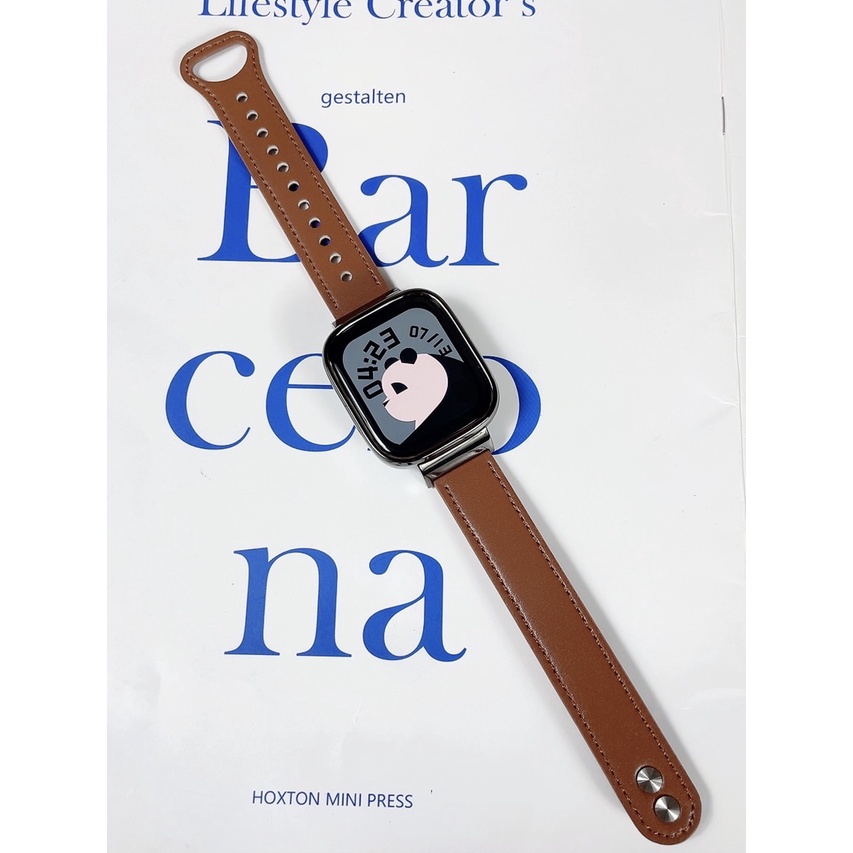 Dây Đeo Thay Thế Chất Liệu Da Và Kim Loại Cho redmi watch 3 xiaomi redmi watch 3 active Ốp
