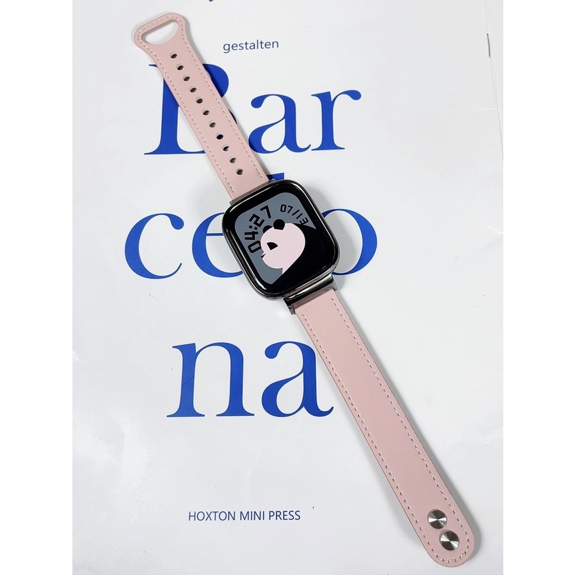 Dây Đeo Thay Thế Chất Liệu Da Và Kim Loại Cho redmi watch 3 xiaomi redmi watch 3 active Ốp