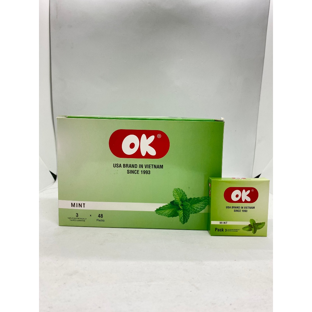 COMBO 144 CÁI BAO CAO SU OK BẠC HÀ MÁT LẠNH