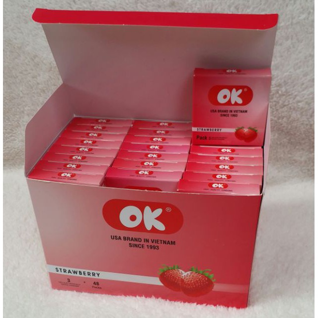 COMBO 144 CÁI BAO CAO SU OK BẠC HÀ MÁT LẠNH