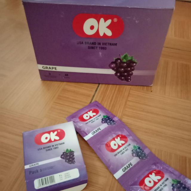 COMBO 144 CÁI BAO CAO SU OK BẠC HÀ MÁT LẠNH