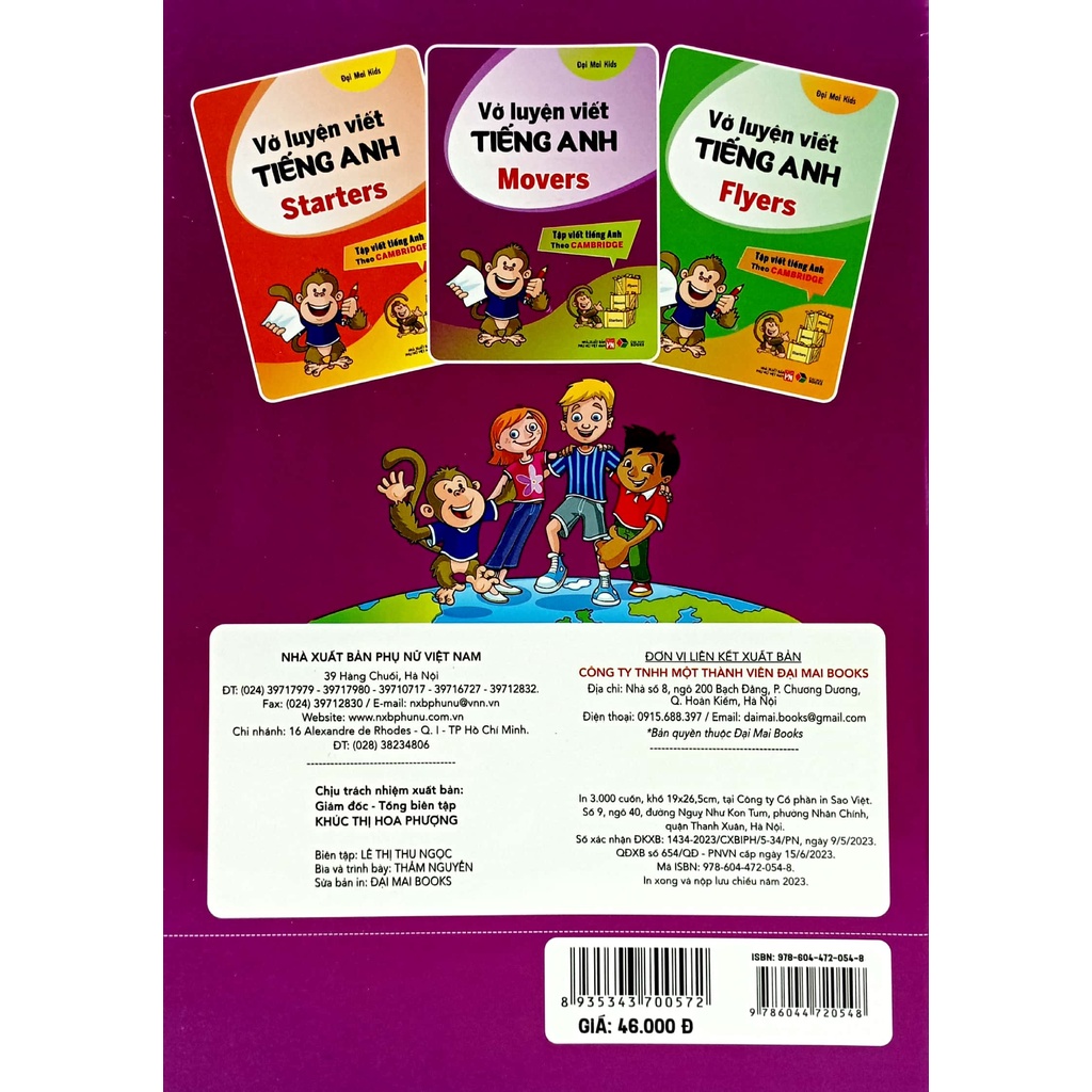 Sách Vở Luyện Viết Tiếng Anh Movers