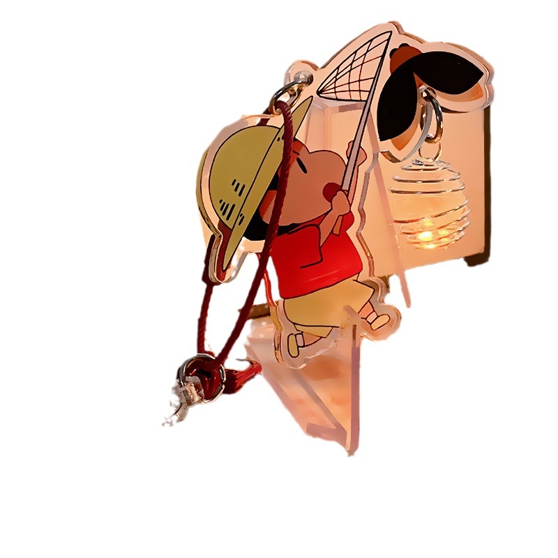 Đèn Ngủ Nhỏ Bằng acrylic xiaoxin Bắt Lửa Có Móc Khóa Treo Trang Trí Túi Xách