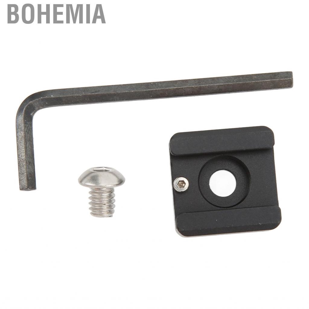 Bohemia Cold Shoe Mount Adapter Bracket With 1/4in Screw Hole For  Cage New