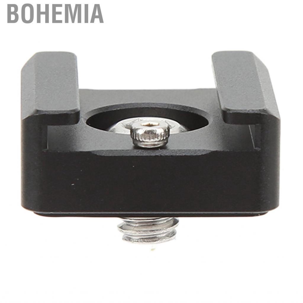 Bohemia Cold Shoe Mount Adapter Bracket With 1/4in Screw Hole For  Cage New