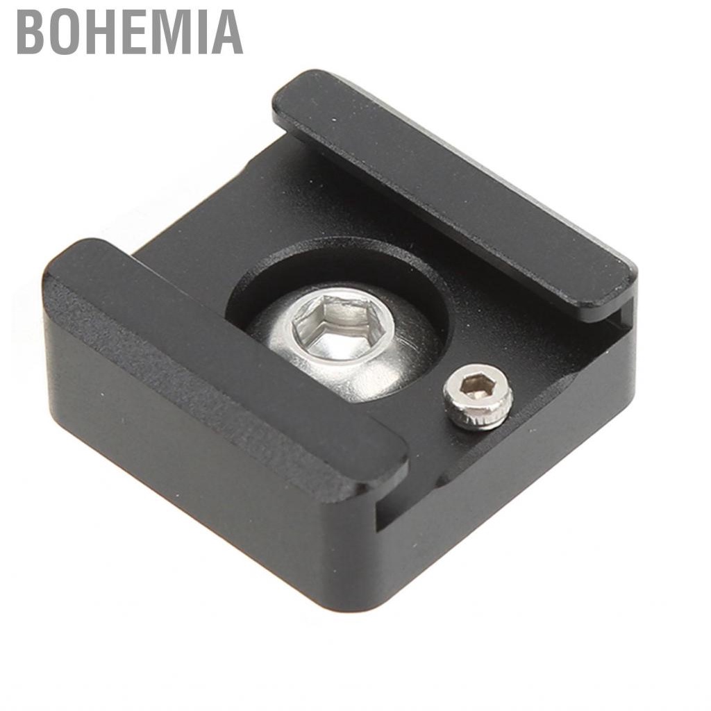 Bohemia Cold Shoe Mount Adapter Bracket With 1/4in Screw Hole For  Cage New