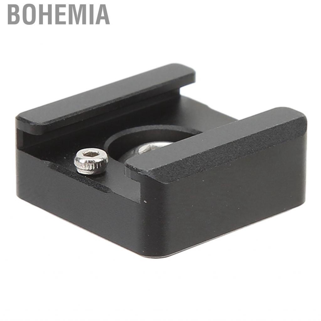 Bohemia Cold Shoe Mount Adapter Bracket With 1/4in Screw Hole For  Cage New