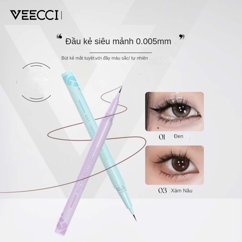 [VEECCI] Bút kẻ mắt siêu mảnh Veecci 0.005mm