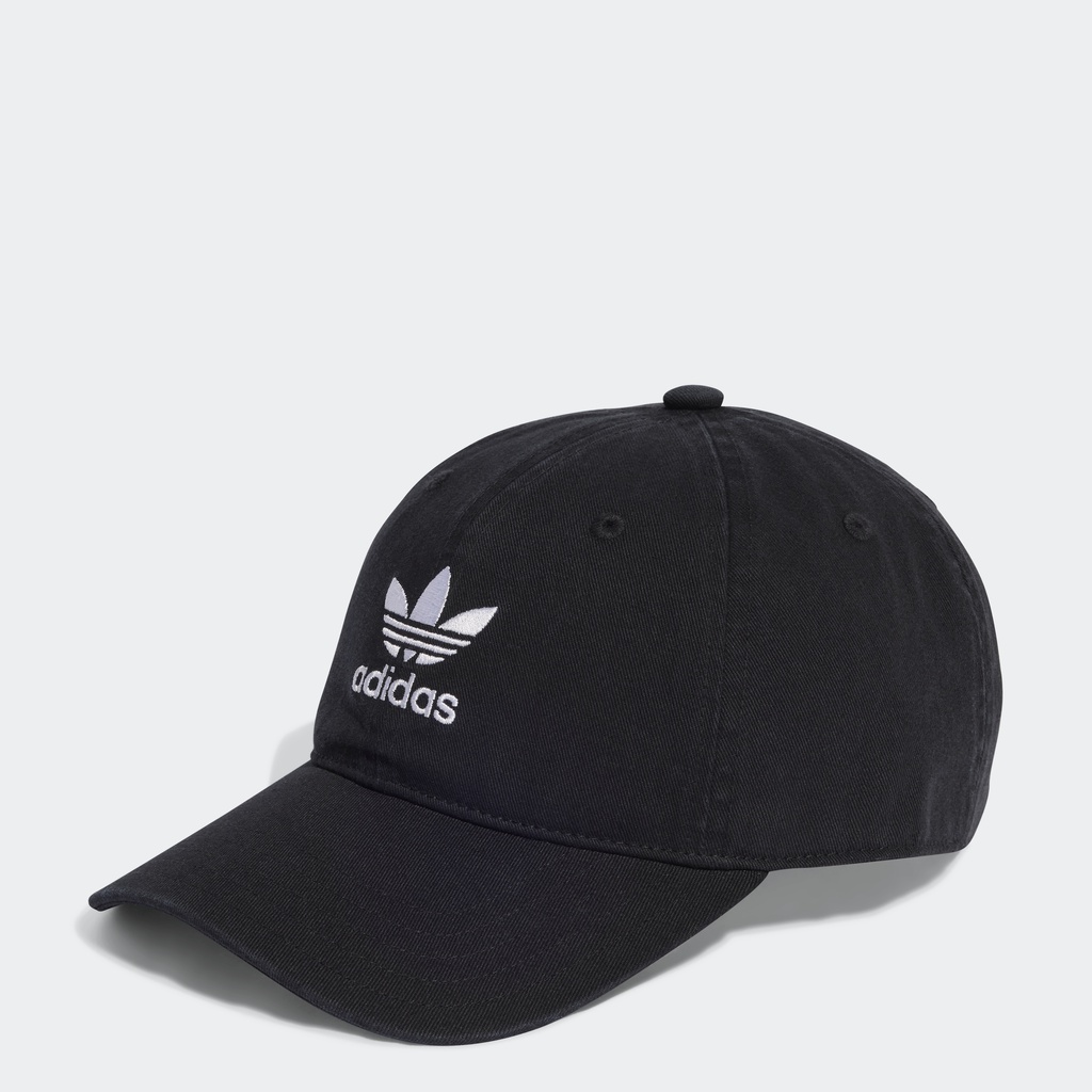 adidas Phong cách sống Mũ Bóng Chày Ba Lá Stonewashed Classics Adicolor Unisex Đen IB9990