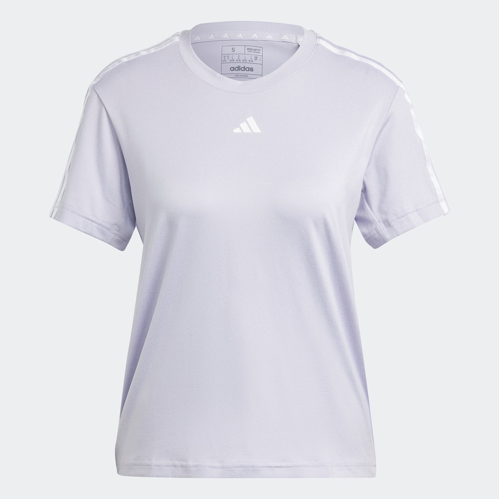 adidas Tập luyện Áo Thun 3 Sọc Train Essentials AEROREADY Nữ Màu tím IC5042