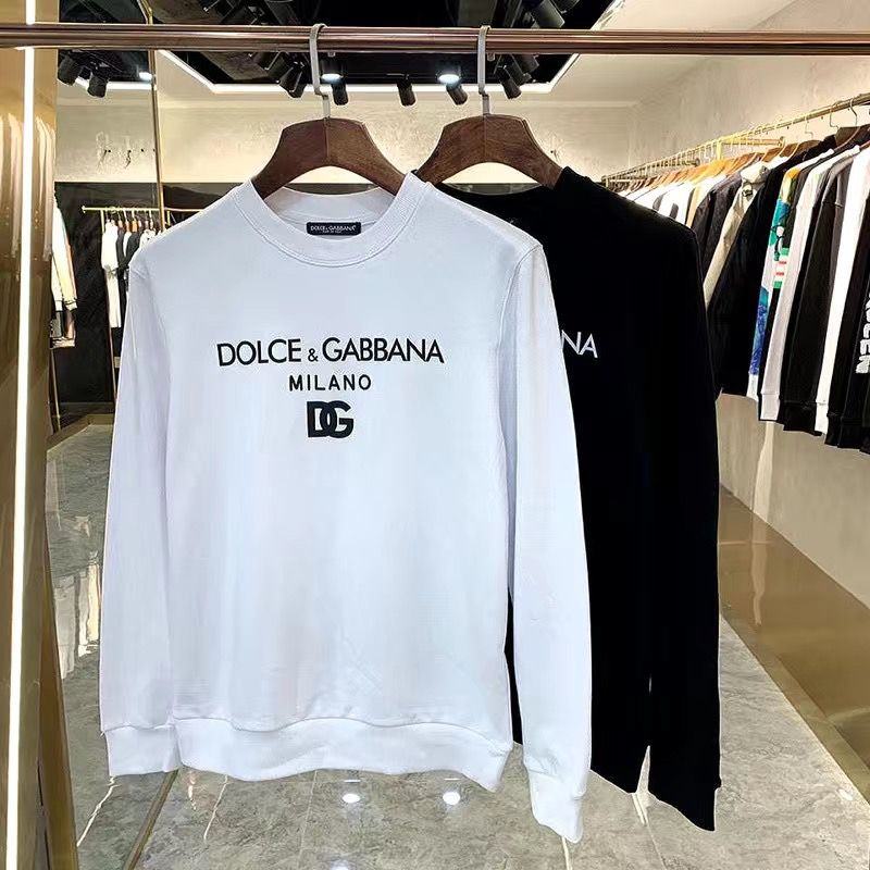 Áo Nỉ cotton Cổ Tròn In Chữ dg Thời Trang Thu Đông Chất Lượng Cao Cho Nam Nữ