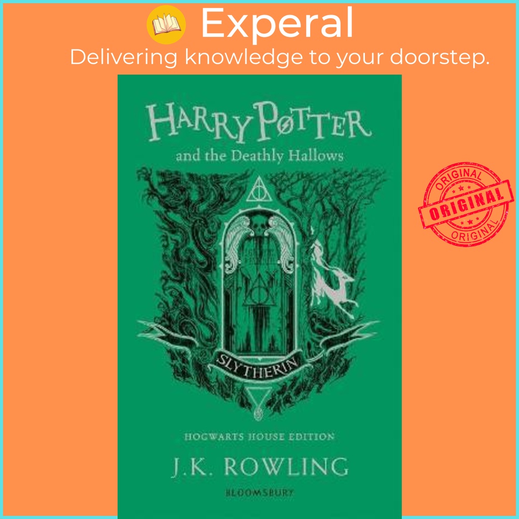 Sách - Harry Potter and the Deathly Hallows - Slytherin Edition by J.K. Rowling (UK edition, paperback)