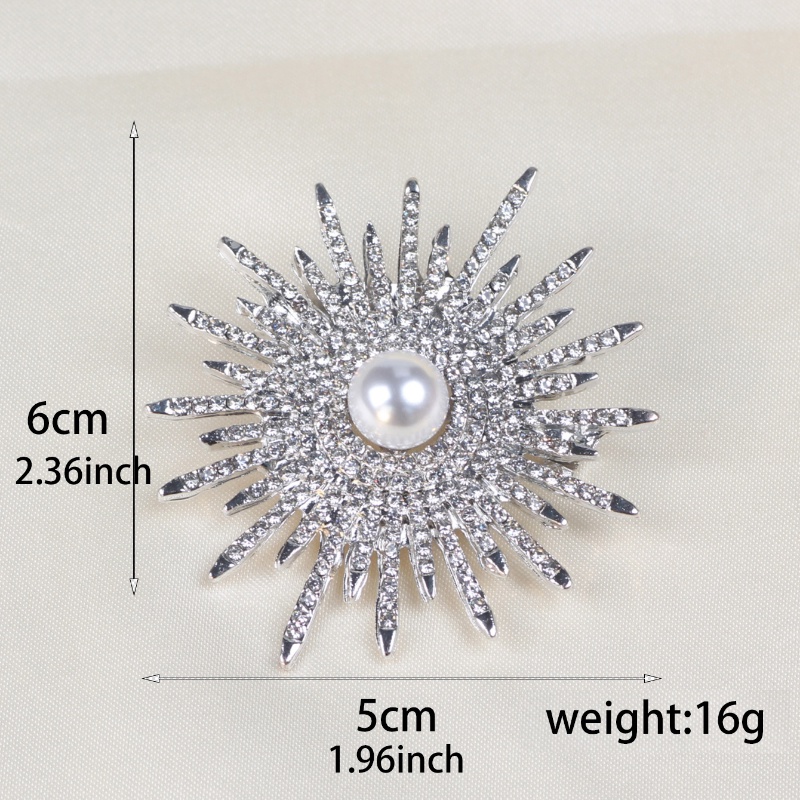 Thời Trang Trâm Cài Áo Hình Thánh Giá Đính Đá Sang Trọng