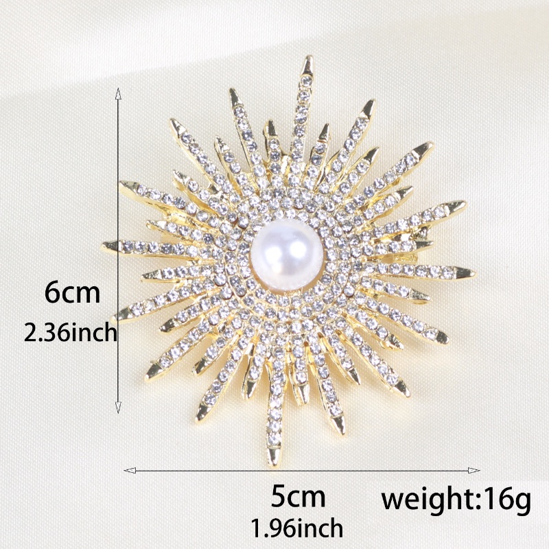 Thời Trang Trâm Cài Áo Hình Thánh Giá Đính Đá Sang Trọng