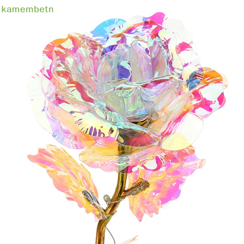 Hoa Hồng Giả Mạ Vàng 24k Dùng Trang Trí Ngày Của Mẹ