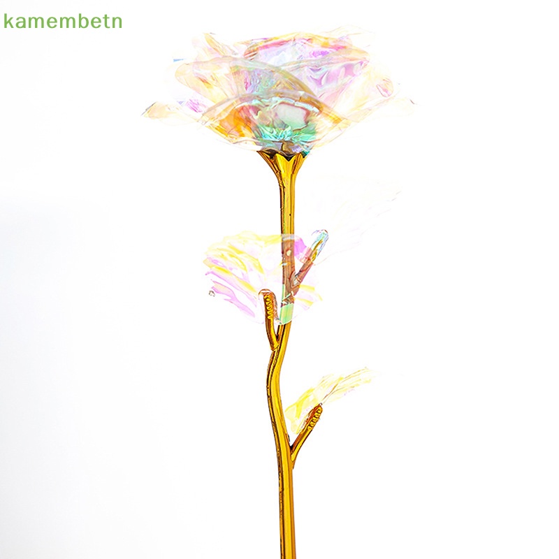 Hoa Hồng Giả Mạ Vàng 24k Dùng Trang Trí Ngày Của Mẹ