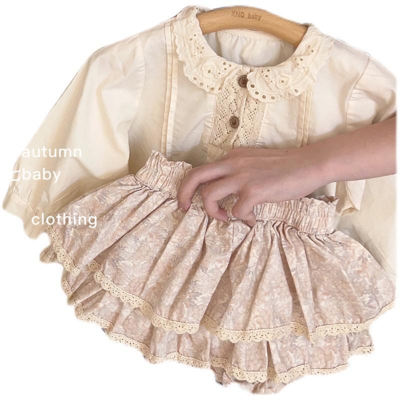 Áo Sơ Mi Tay Dài Thêu Họa Tiết Phong Cách Pháp Thời Trang Xuân Thu 2023 Cho Nữ