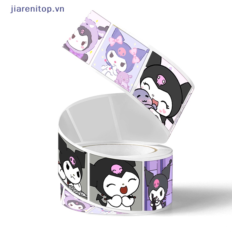 Cuộn 500 Miếng Dán Trang Trí Họa Tiết Hoạt Hình Dễ Thương vn