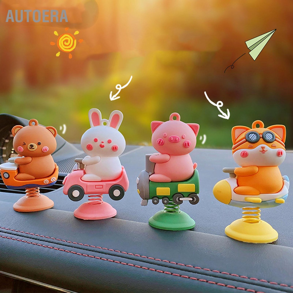 AutoERA Có hàng sẵn Đồ Trang Trí Động Vật Xe Ô Tô Dễ Thương Đa Năng Phong Cách Nhẹ Mạnh Mẽ Nội Thất Hơi Cho Để Bàn Giá Sách