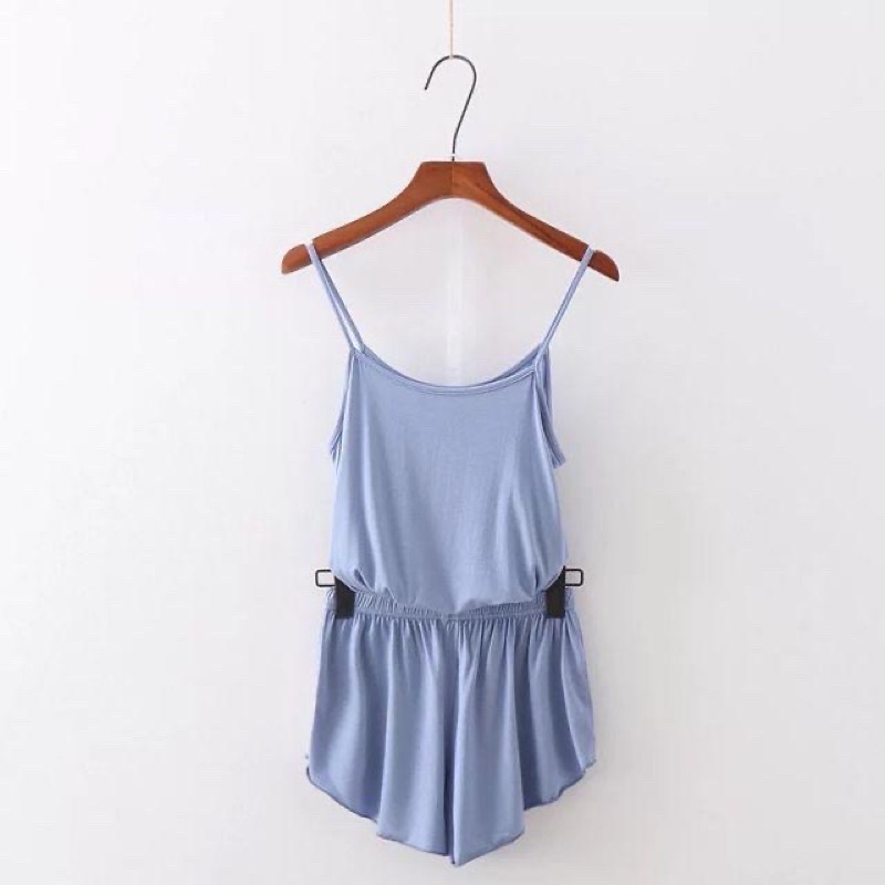 Hot - Bộ ngủ cotton 2 dây mềm mát BC12