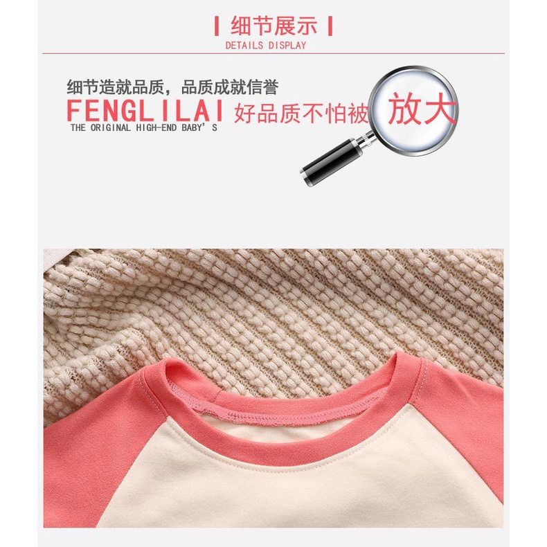 Áo Thun Tay Dài Chui Đầu Vải Nhung Ấm Áp In Họa Tiết Hoạt Hình Phong Cách Đức Thời Trang Thu Đông Cho Bé Kích Thước 70-150cm