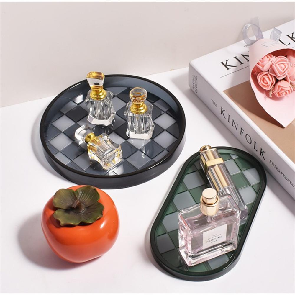 Khuôn silicone Hình oval Dùng Làm Khay Lót Ly Nước diy