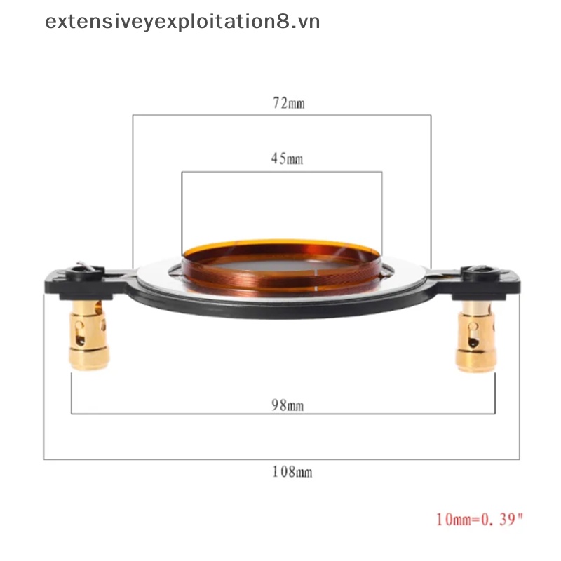 Cuộn Dây Loa Âm Thanh diy Bằng Titan 44.4 44.5 core Chuyên Dụng