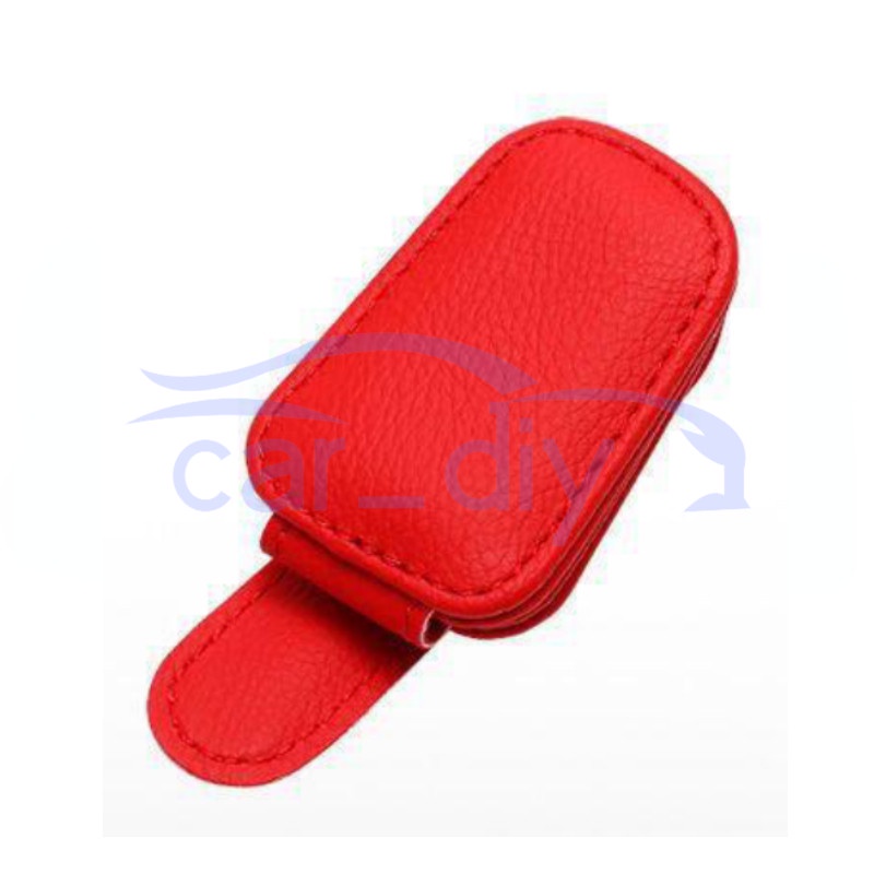 Kẹp Giữ Mắt Kính Bằng Da pu Thông Dụng Cho Xe Hơi