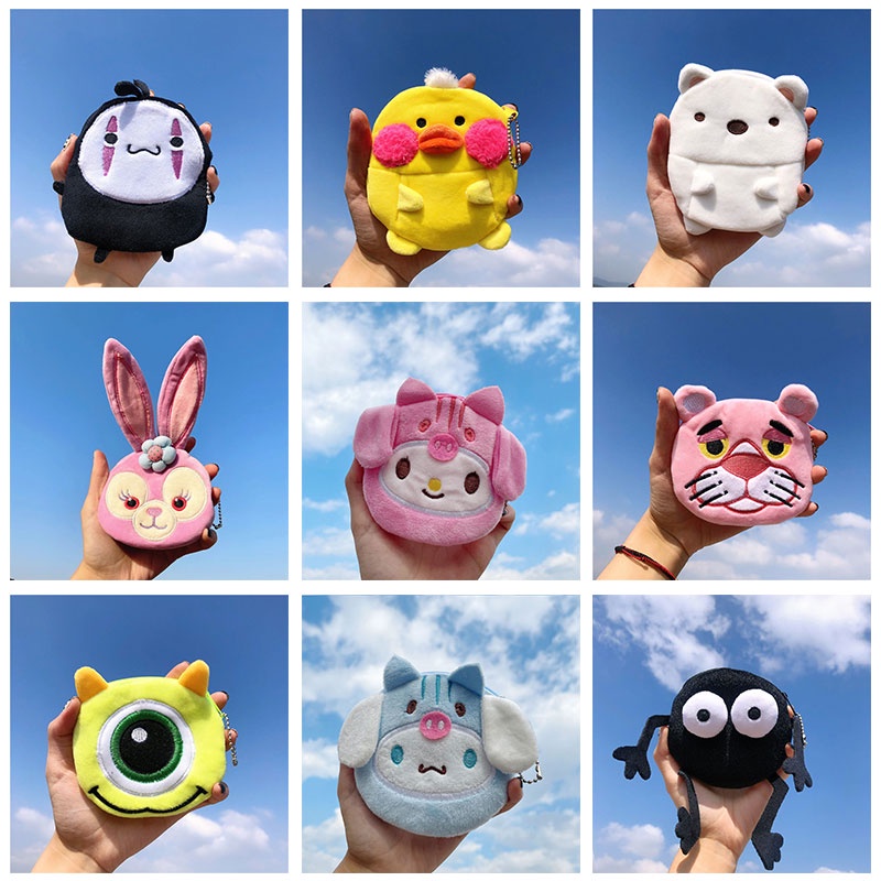 Schwarz Ví Đựng Tiền Xu mini Họa Tiết Hoạt Hình Sáng Tạo Dễ Thương