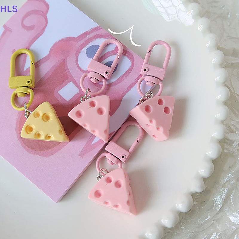 Móc Khóa Hình Miếng Phô Mai Ngọt Ngào Dễ Thương