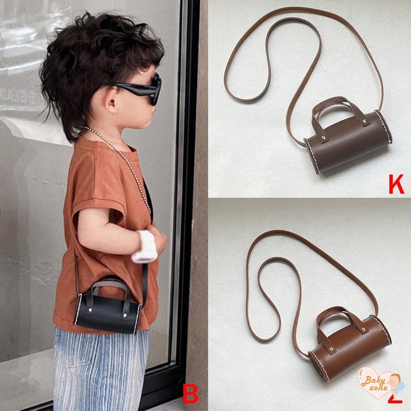Túi Xách Da Đeo Chéo Phong Cách retro Đơn Giản Thời Trang Cho Bé Gái Ví