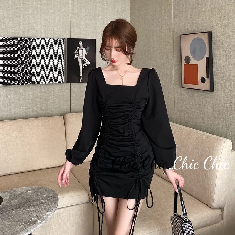 Chic Chic váy nữ Đầm Body Cho thời váy trang hàng cao cấp tính cách 2023 NEW A92M35L 34Z230826