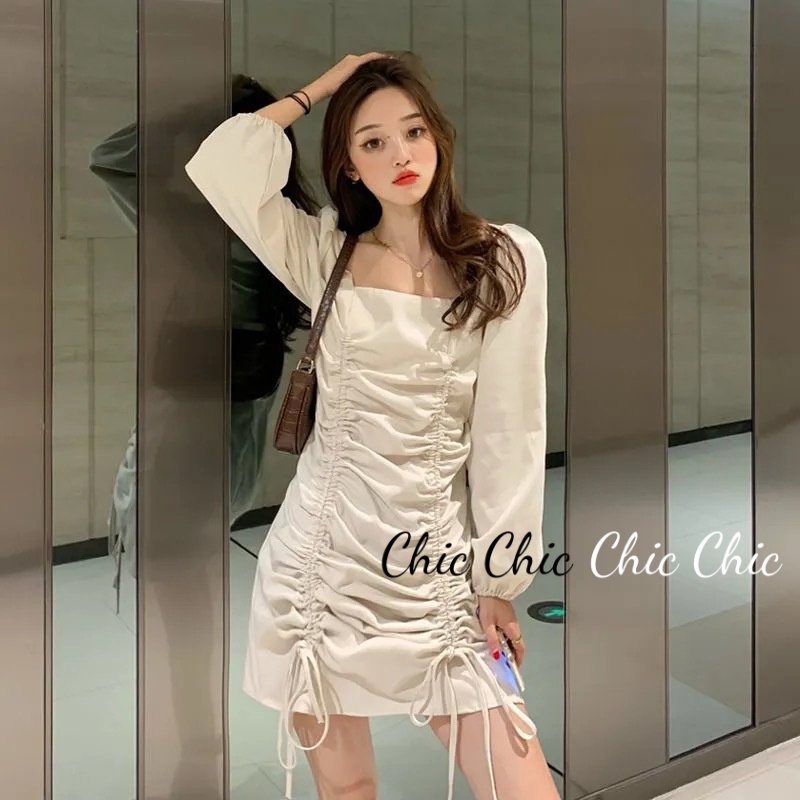 Chic Chic váy nữ Đầm Body Cho thời váy trang hàng cao cấp tính cách 2023 NEW A92M35L 34Z230826