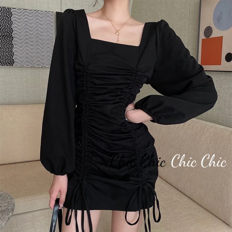 Chic Chic váy nữ Đầm Body Cho thời váy trang hàng cao cấp tính cách 2023 NEW A92M35L 34Z230826
