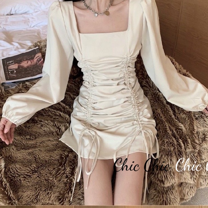 Chic Chic váy nữ Đầm Body Cho thời váy trang hàng cao cấp tính cách 2023 NEW A92M35L 34Z230826