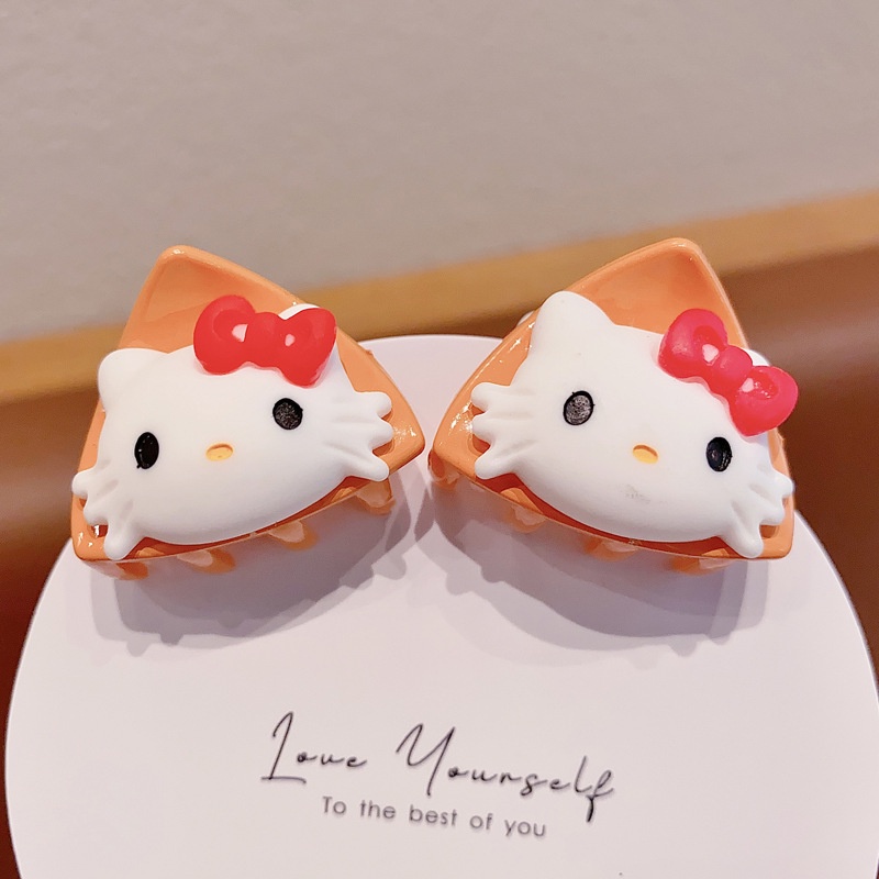 Kẹp Tóc Hình Tai Mèo sanrio Nhỏ Nhắn Dễ Thương Không Đau Cho Bé