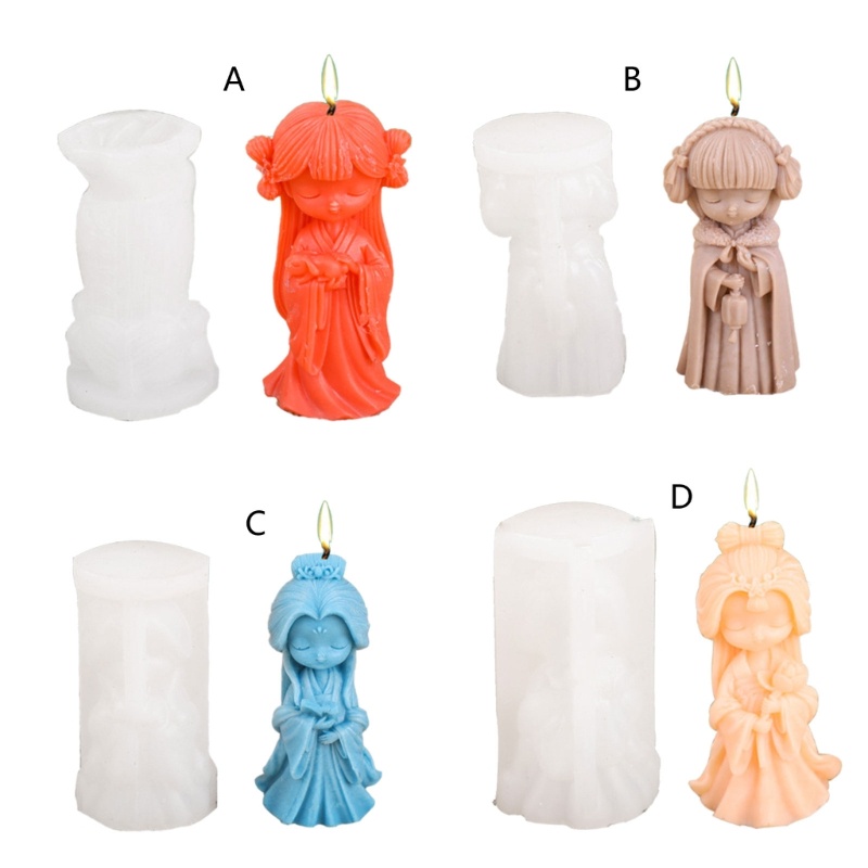 Khuôn silicone Làm Nến Họa Tiết Hình Học 3d diy