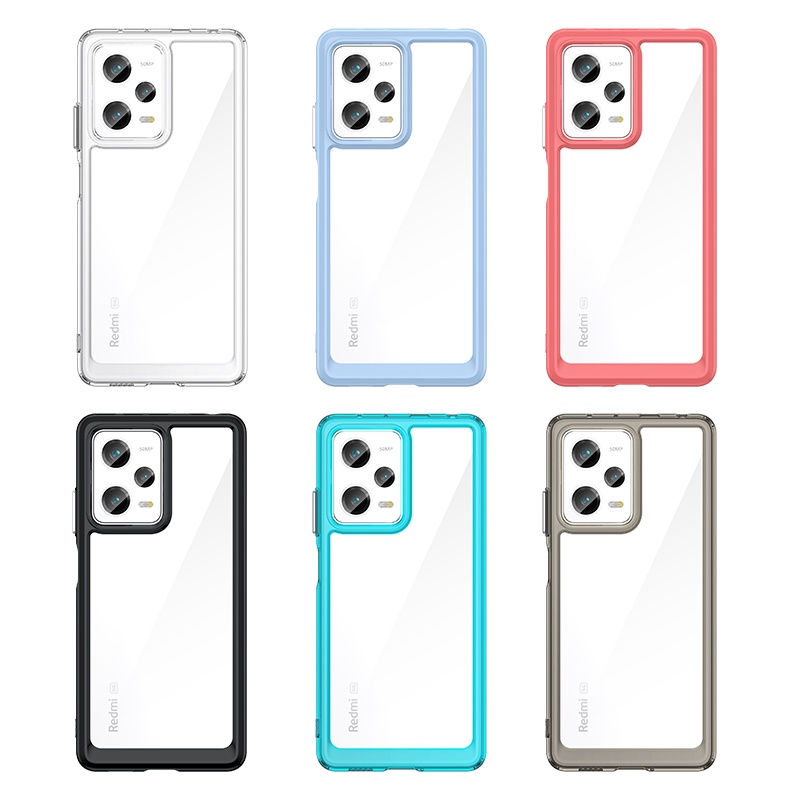 Ốp Điện Thoại tpu silicon Chống Sốc Nhiều Màu Sắc Cho xiaomi redmi note 12 pro 5g 4g note12 pro plus 12 turbo 5g 12r