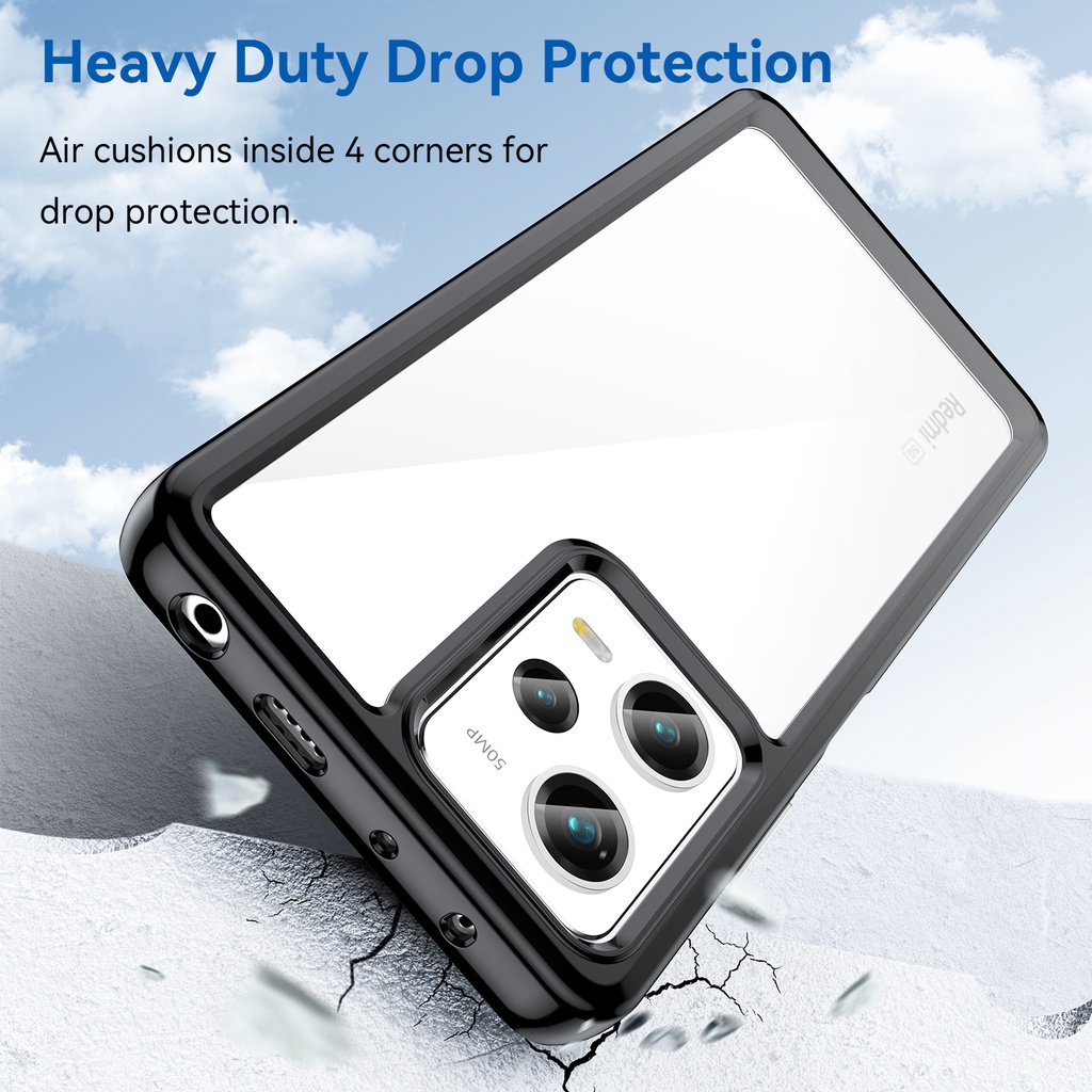 Ốp Điện Thoại tpu silicon Chống Sốc Nhiều Màu Sắc Cho xiaomi redmi note 12 pro 5g 4g note12 pro plus 12 turbo 5g 12r